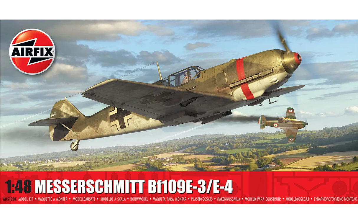 Airfix 1/48 Messerschmitt Bf109E-3/E-4 Kit - A05120C