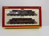 Hornby Railways 00 gauge  EWS Co-Co Diesel Electric Class 37 Loco Powered plus Dummy (Weathered)- Second hand