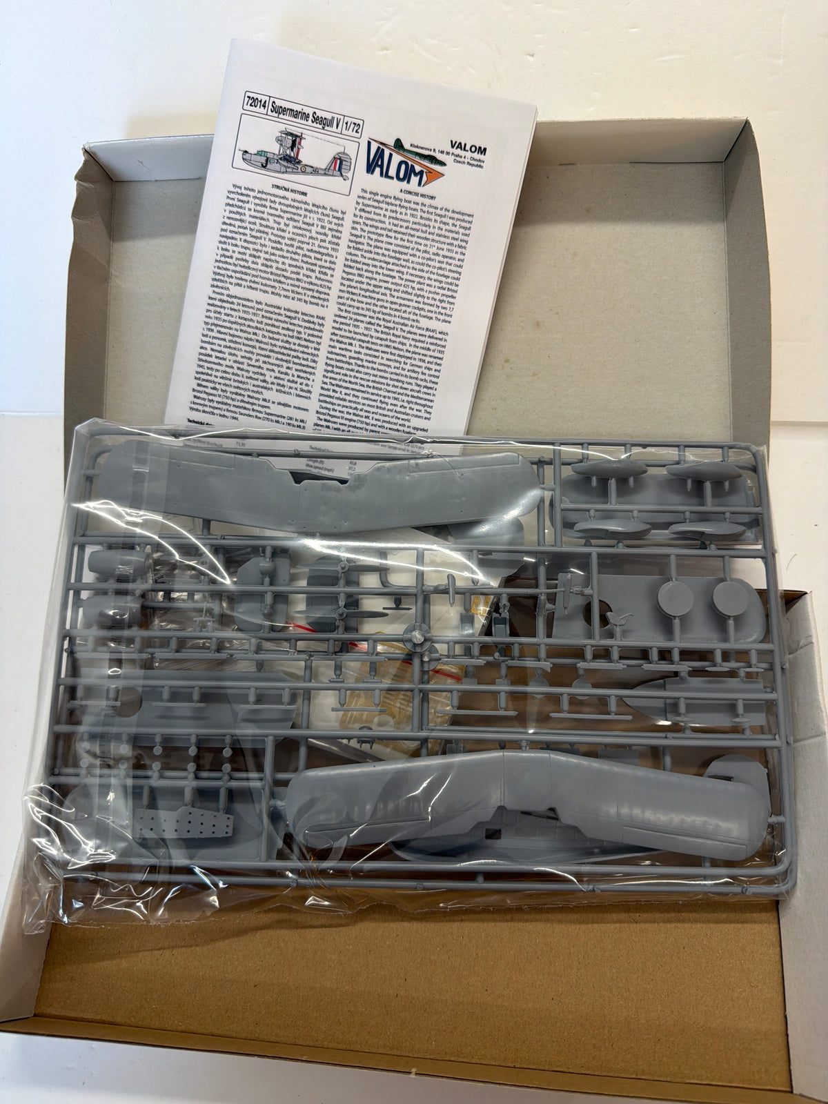 Valom Supermarine Seagul V 1:72 Plastic Model Kit