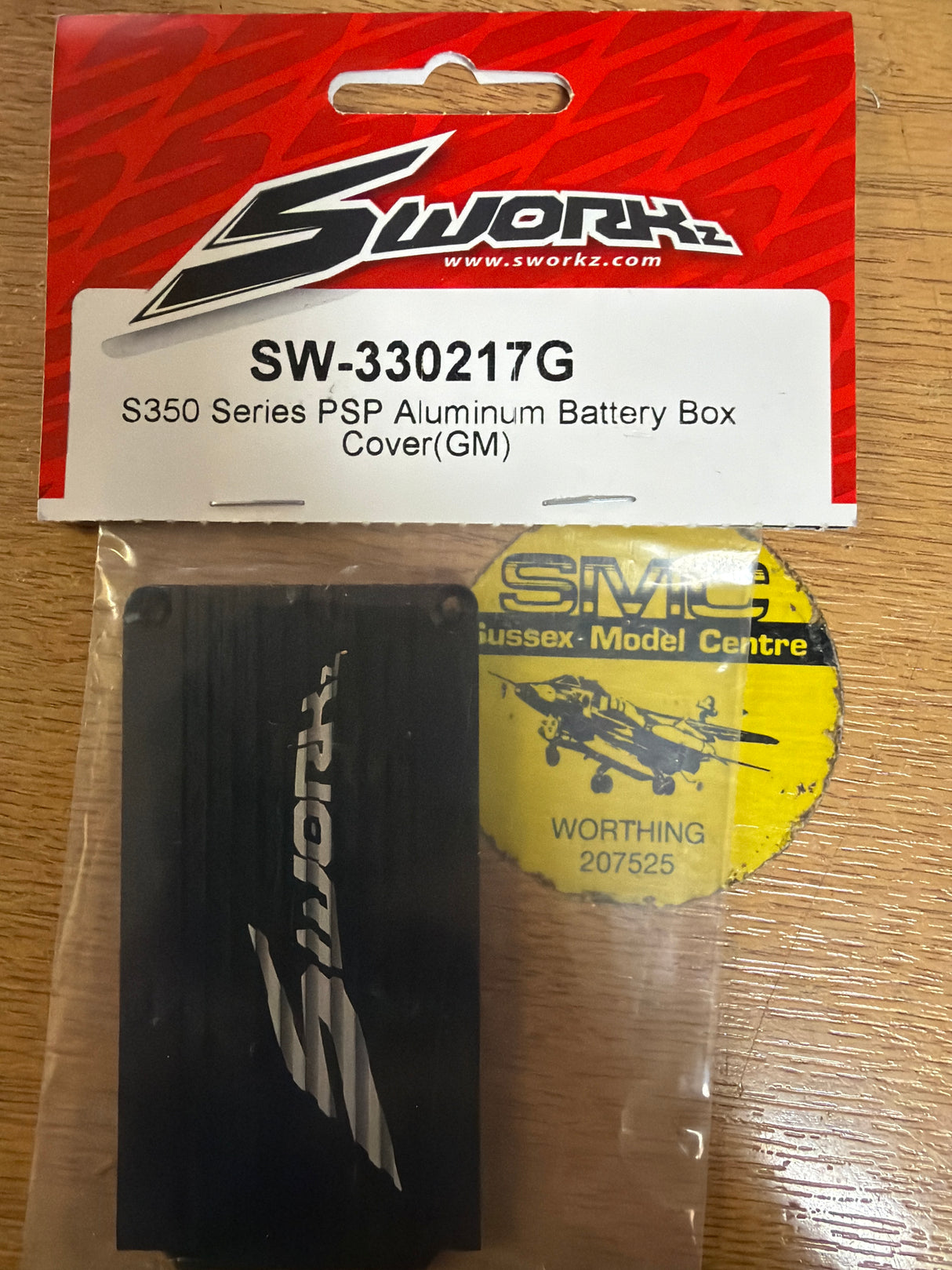 SWorkz S350 S350T Series PSP Aluminum Battery Box Cover(GM) #SW-330217G (Box 10) (Copy)
