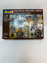 Revell Pilots & Ground Crew – German Air Force WWII 1:72 Scale model Plastic kit