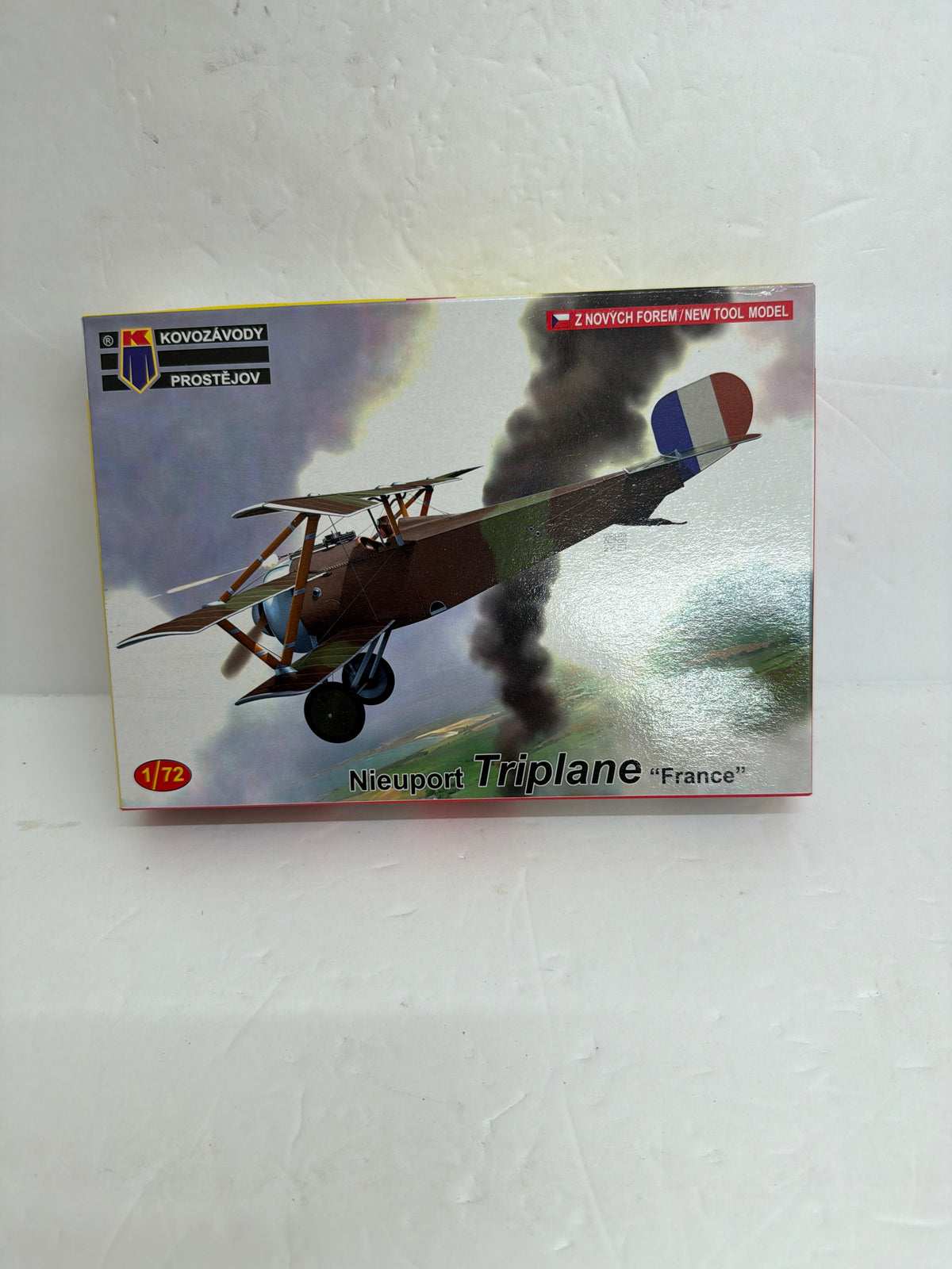 KPM Kovozavody Prostejov Hobby Plastic Model Kit Nieuport Triplane France — 1:72