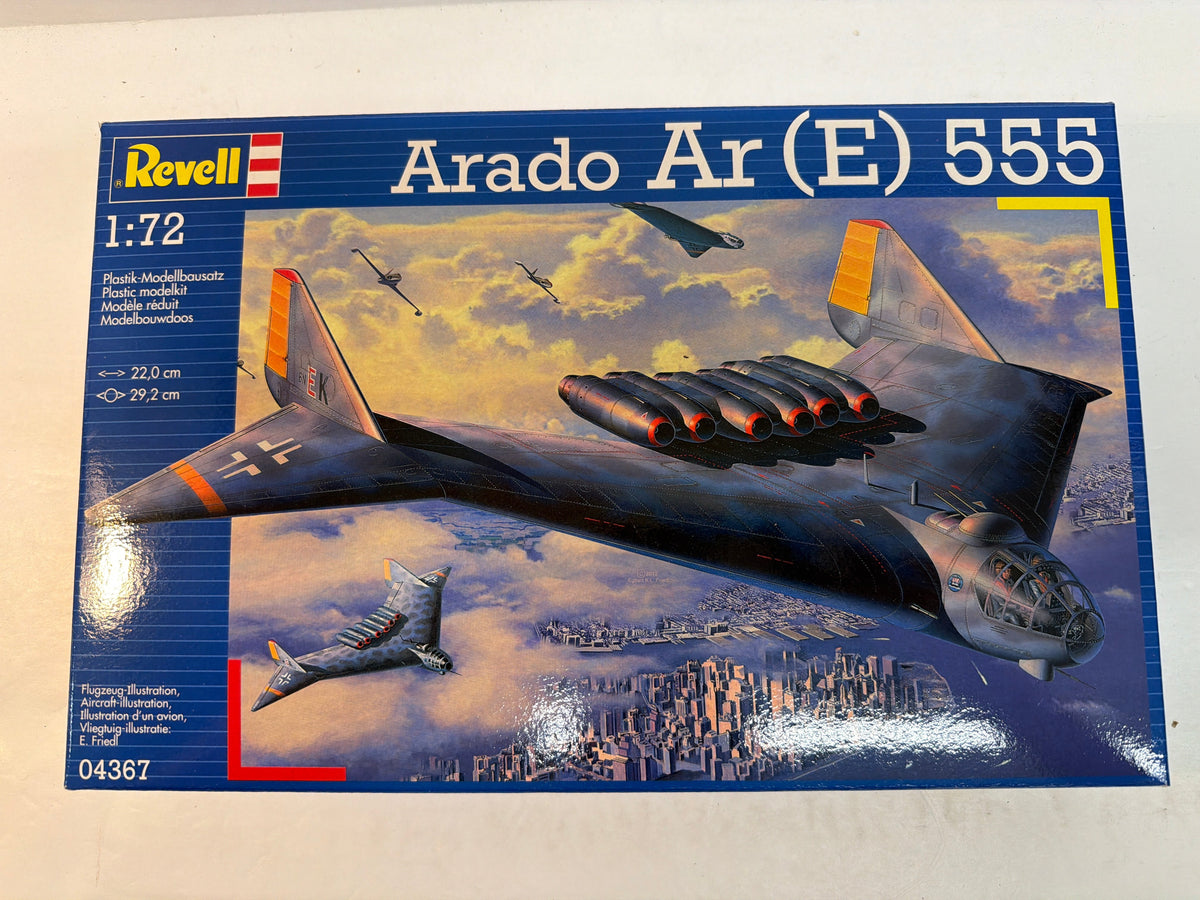 Revell Plastic aircraft kit Arado Ar (E) 555 1:72 04367 Opened but complete