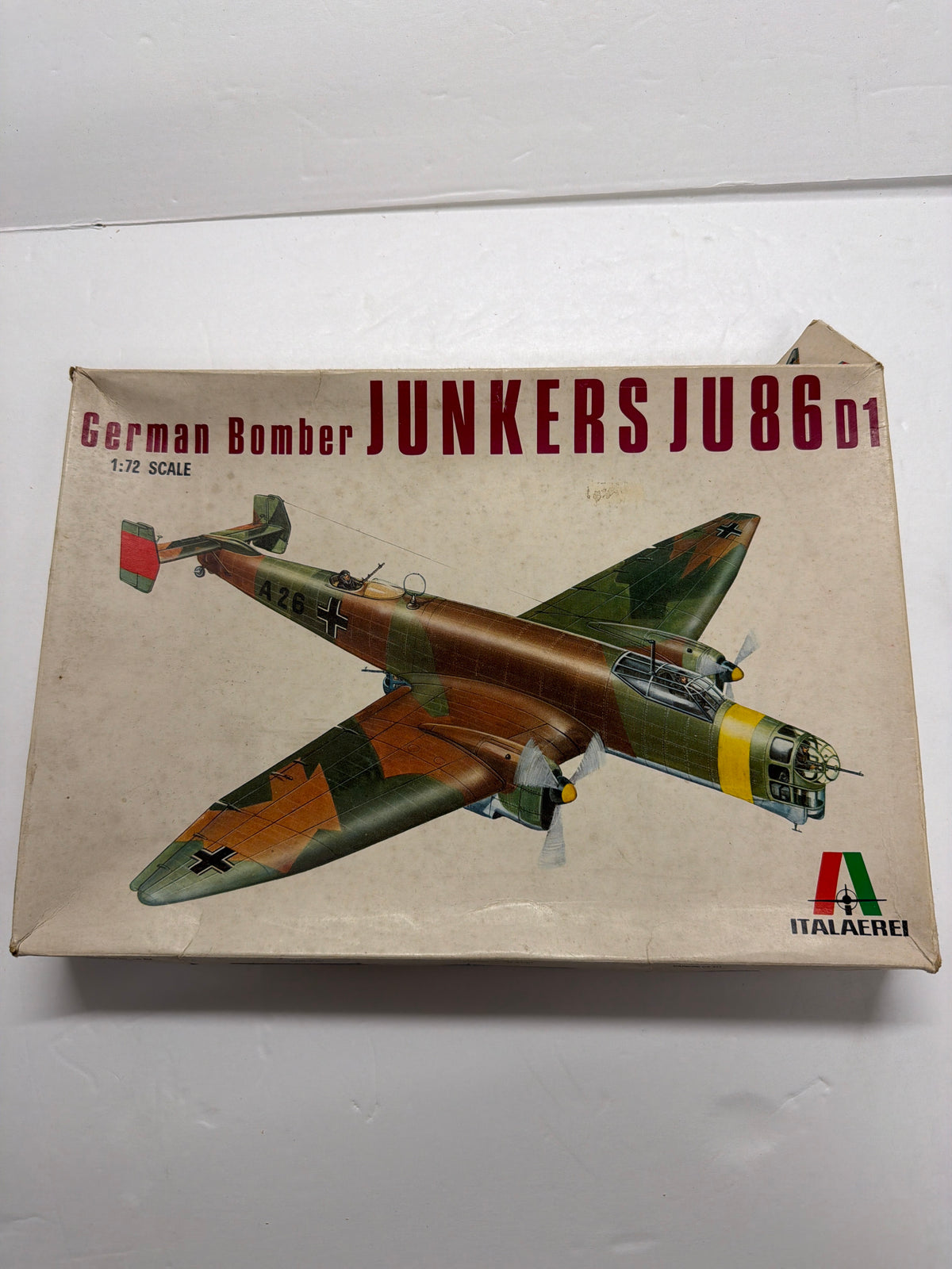 Italeri Italaerei Junkers JU 86 German Bomber  Plastic Model Kit