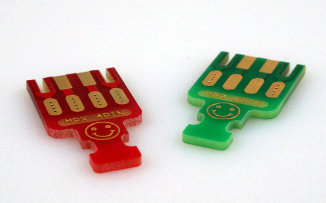 MPX board 4 pins without connector Red