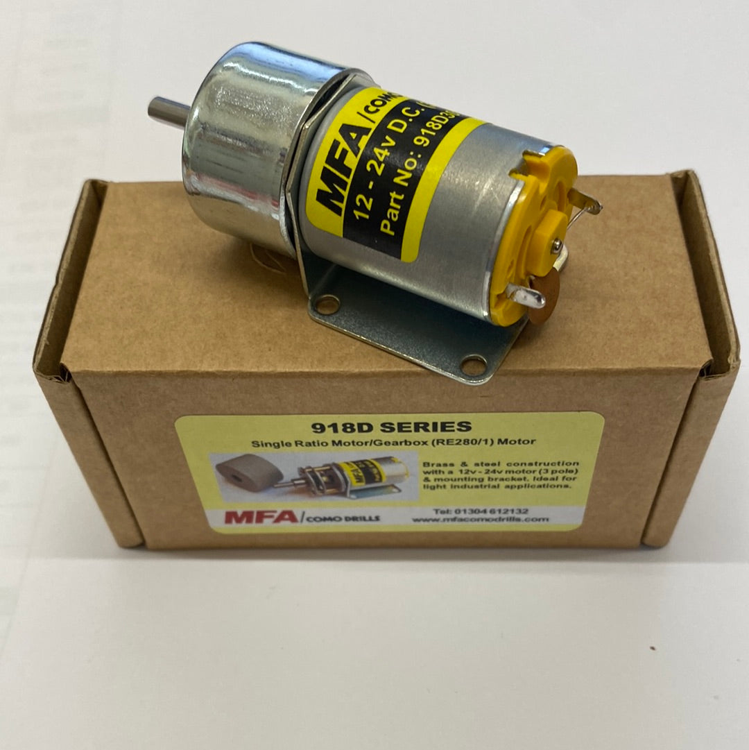 MFA Geared Motor Single Ratio 30:1/ 12-24v motorDC-4mm Output Shaft