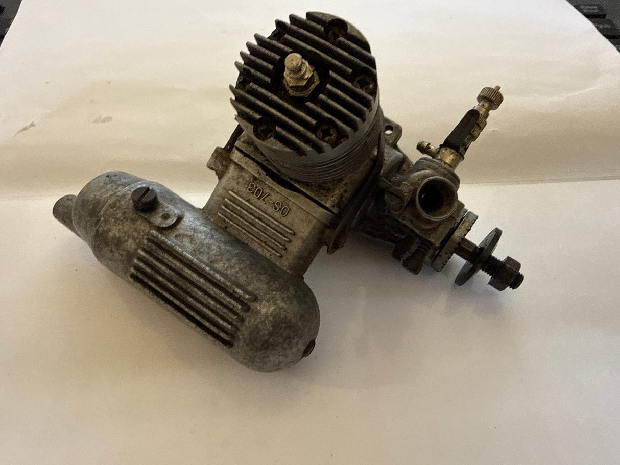 OS Max-H 35 Model Engine with silencer Second Hand (Box 63)