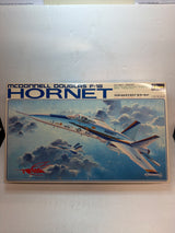 McDonnell Douglas F-18A Hornet — Hasegawa 1/32 Plastic model Kit Vintage decals are old and cracked