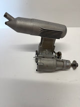 Second Hand Aircraft Engine 2-stroke OS 61 FX with silincer little use (Box 62)
