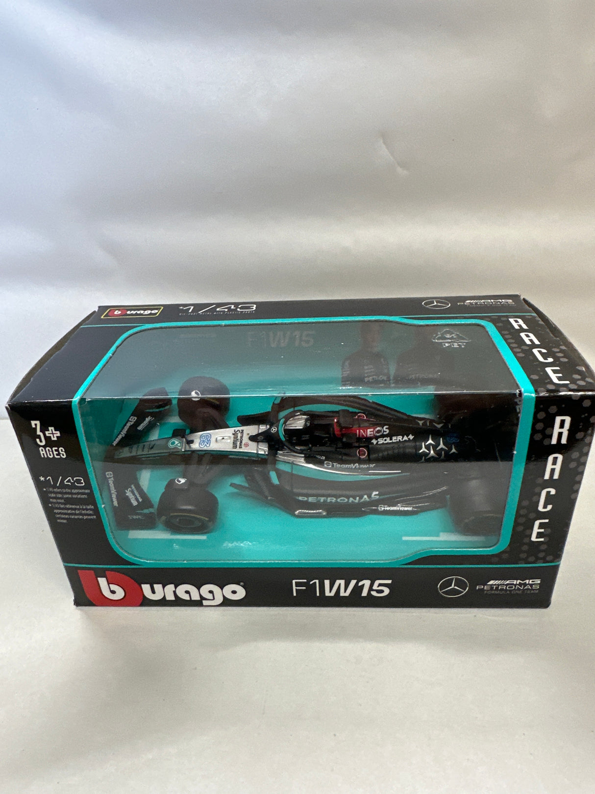 Bburago 1/43 F1W15 George Russell  2024 B18-60039GR