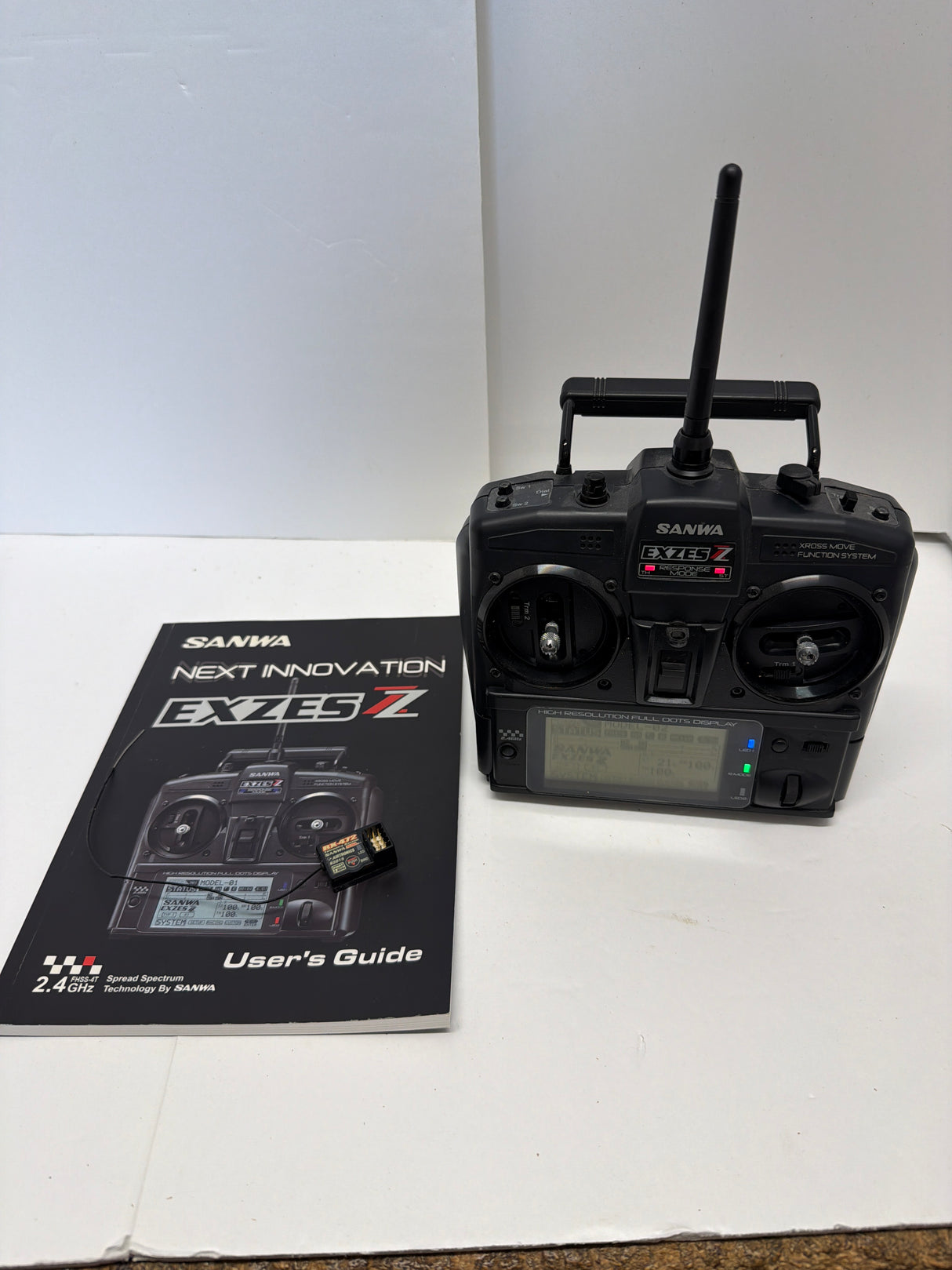 SANWA EXZES ZZ Stick Radio Set with RX- 472 AS NEW NO BOX