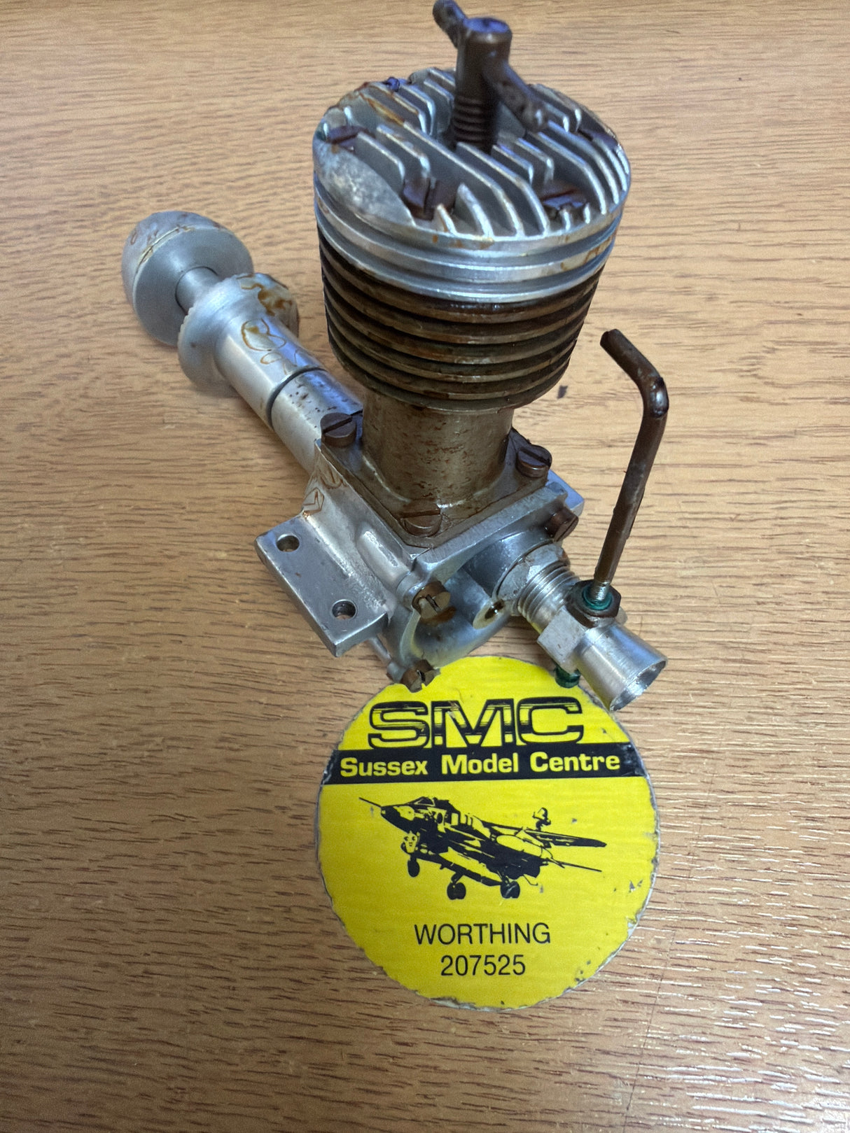 ED 3.46 CC Hunter Long Crank shaft Vintage Model Engine Diesel Second Hand (Box 109)