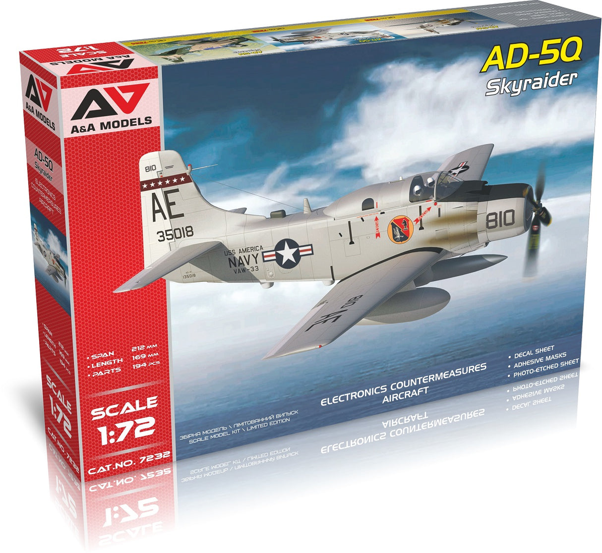 A&A Models 1/72 Douglas AD-5Q Skyraider 7232