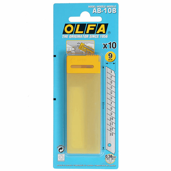 OLFA AB-10B spare snap off Blades - Box of 10