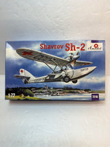 Shavrov Sh-2 Amphibian — Amodel 1/72 Plastic Model Kit Vintage