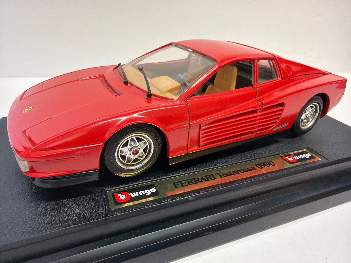 Bburago 1/24 Ferrari testarossa 1984 Red 1504