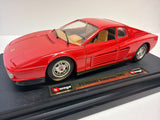 Bburago 1/24 Ferrari testarossa 1984 Red 1504