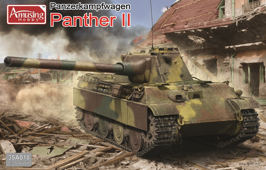 Panther II includes workable track links  photo etch details