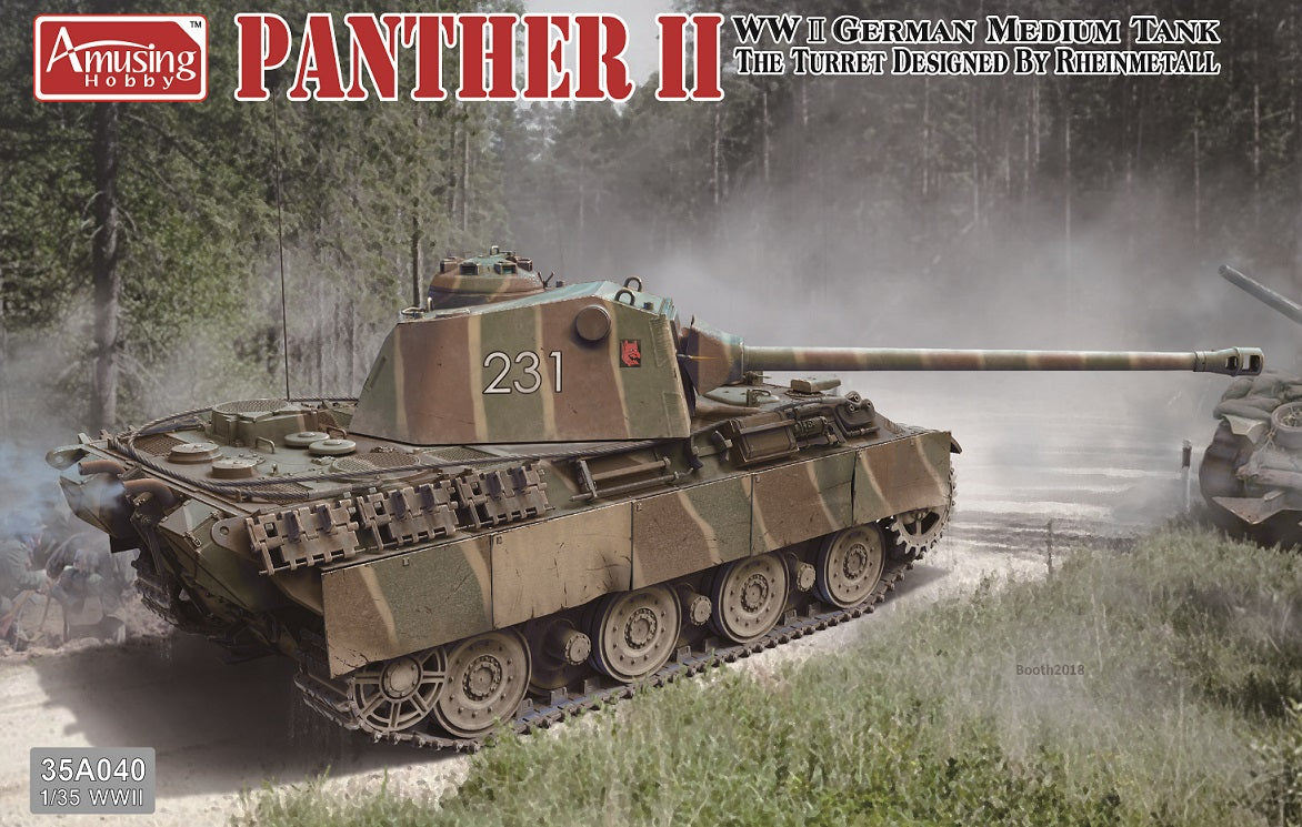 PANTHER II turret designed by Rheinmetall.