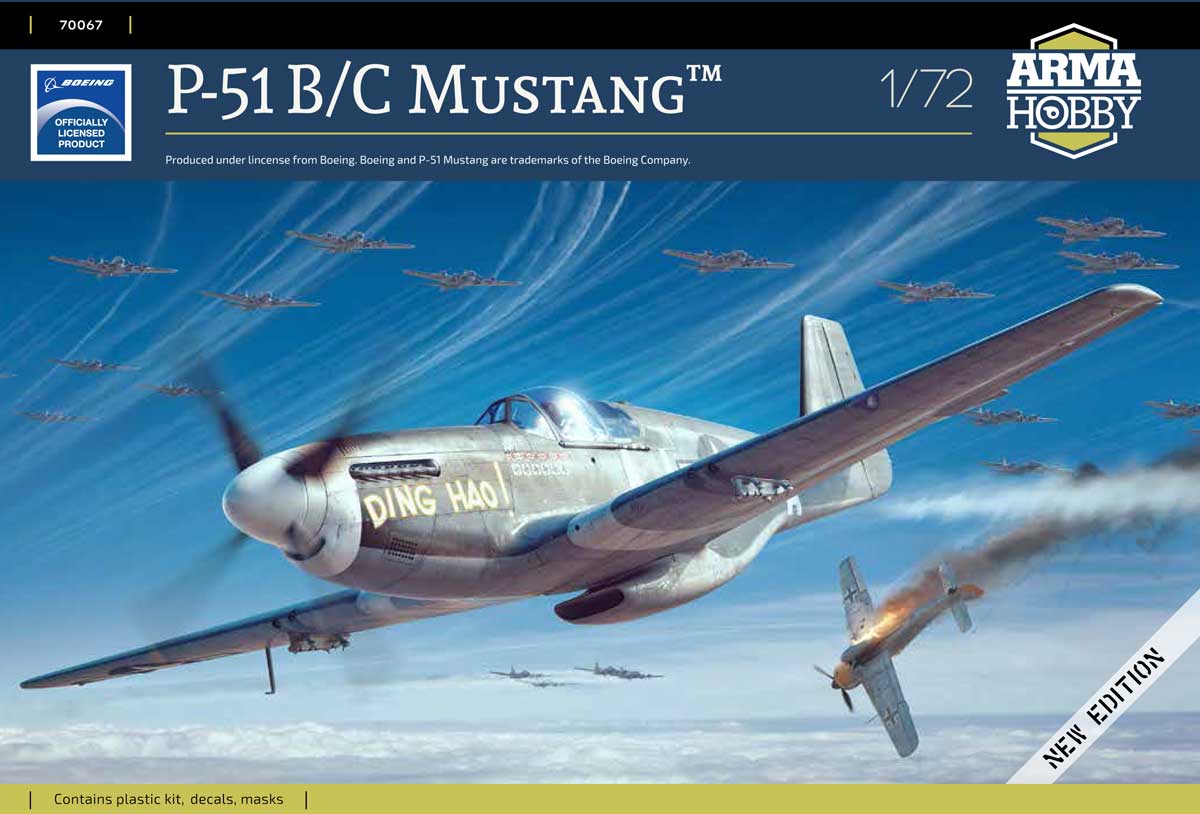 Arma Hobby 1/72 P-51 B/C Mustang 70067