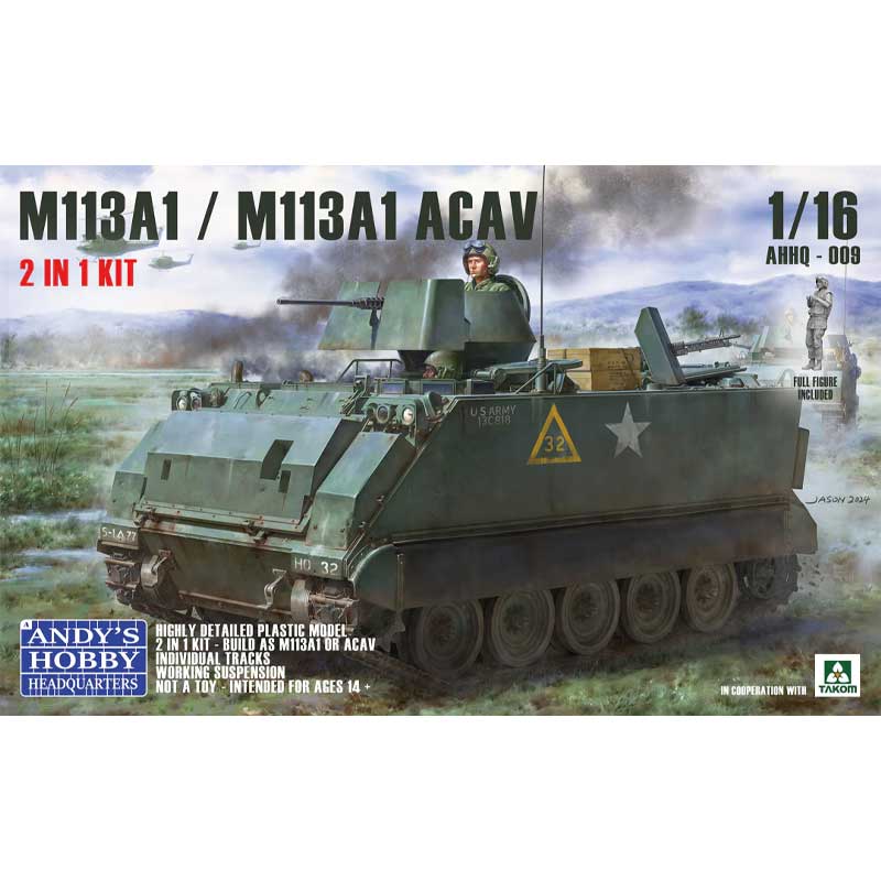 Andys Hobby Headquarters 1/16M113A1/M113A1 ACAV Kit AHHQ-009