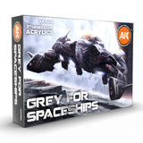 AK11614 AK Interactive GREY FOR SPACESHIPS SET