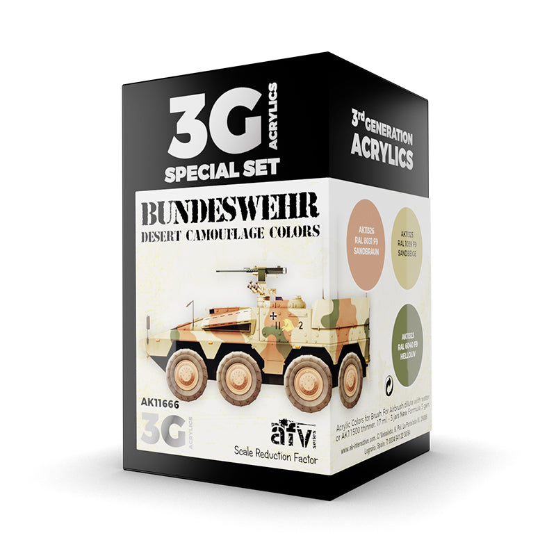 AK11666 AK Interactive BUNDESWEHR DESERT COLOURS 3G
