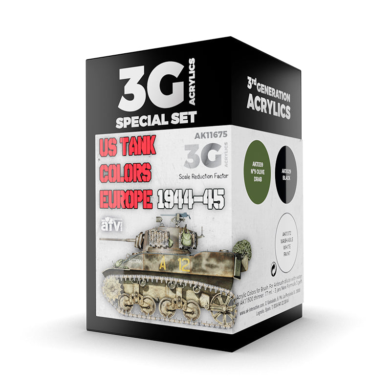 AK11675 AK Interactive US TANK COLOURS EUROPE 1944-45
