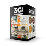 AK Interactive BRITISH ARMY COLOURS EUROPE 1941-44 Paint Set AK11680