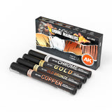 AK1300 AK Interactive METALLIC Markers (4 references)