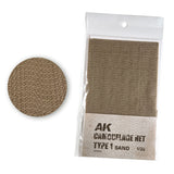 AK Interactive REGULAR CAMOUFLAGE NET Type 1 SAND AK8060