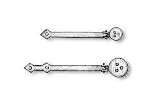 METAL CHAINPLATE WITH DEADEYE 7MM X10