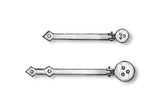 METAL CHAINPLATE WITH DEADEYE 7MM X10