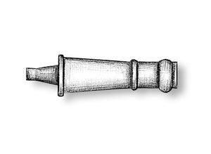BRASS BLIND CANNON BARREL 15MM