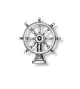 SHIPS WHEEL BRONZE 30MM