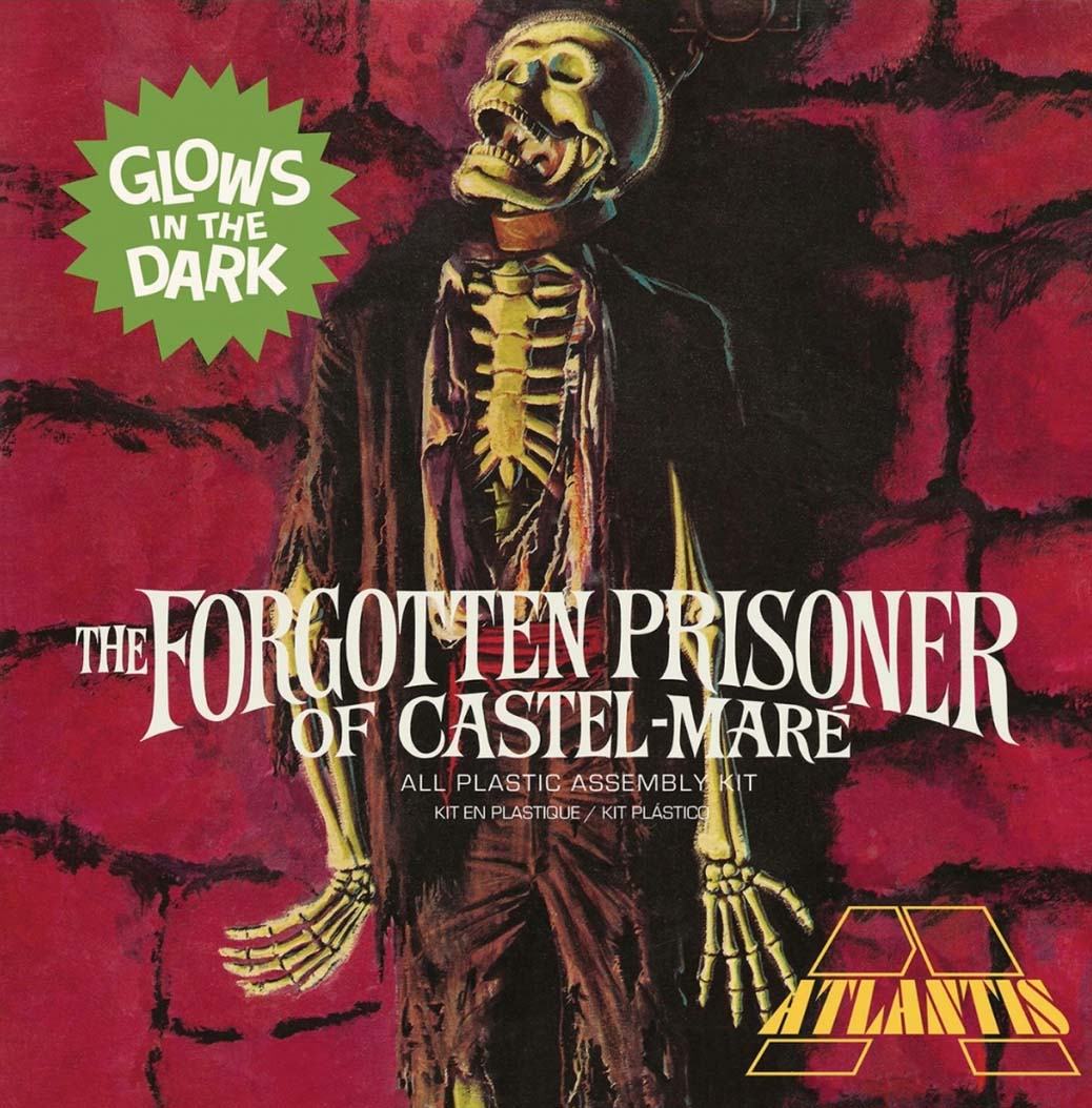 Atlantis Model Kits - 1:8 Forgotten Prisoner of Castel Mare Glow In The Dark Kit