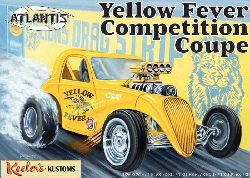 Atlantis Model Kits - 1:25 Yellow Fever Competition Coupe Kit