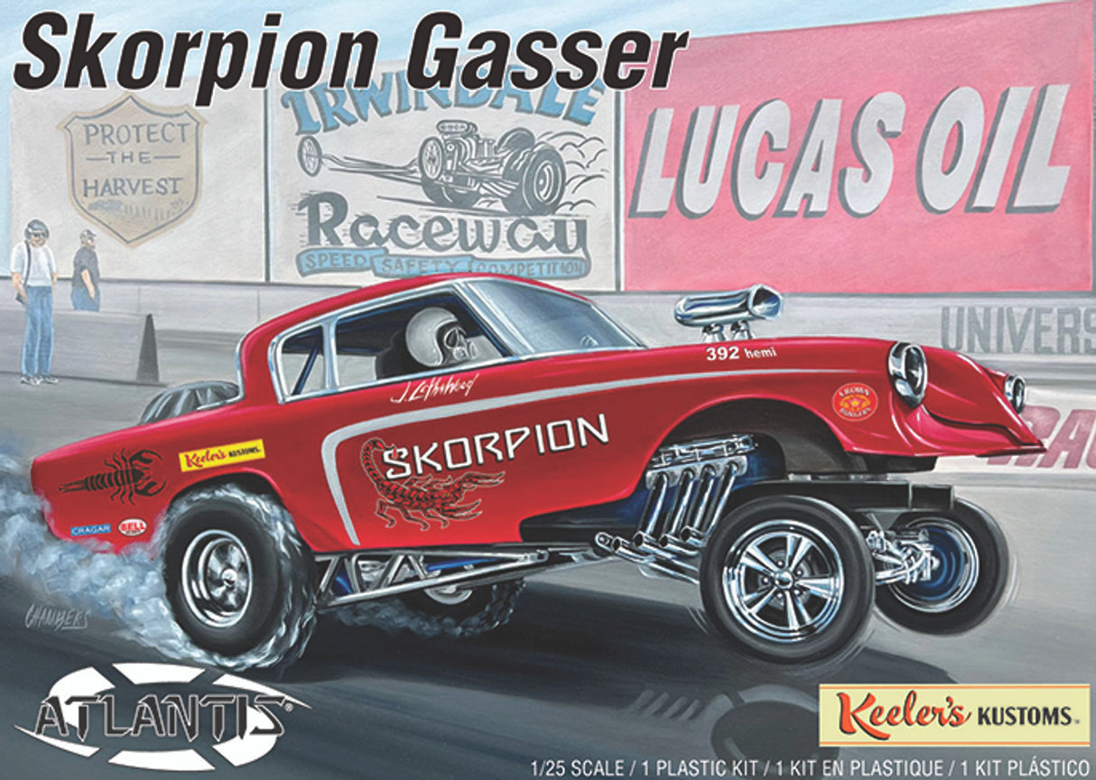 Atlantis Model Kits - 1:25 Keelers Kustoms Skorpion Gasser Kit