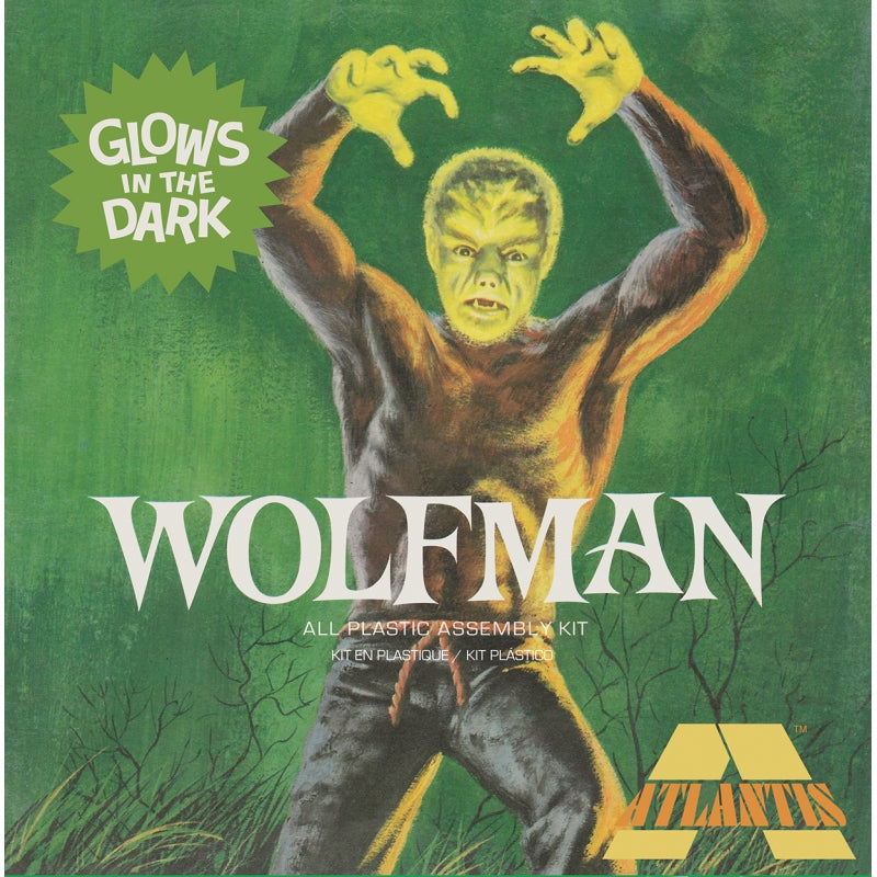 Atlantis Model Kits - 1:8 The Wolfman Glow In The Dark Kit