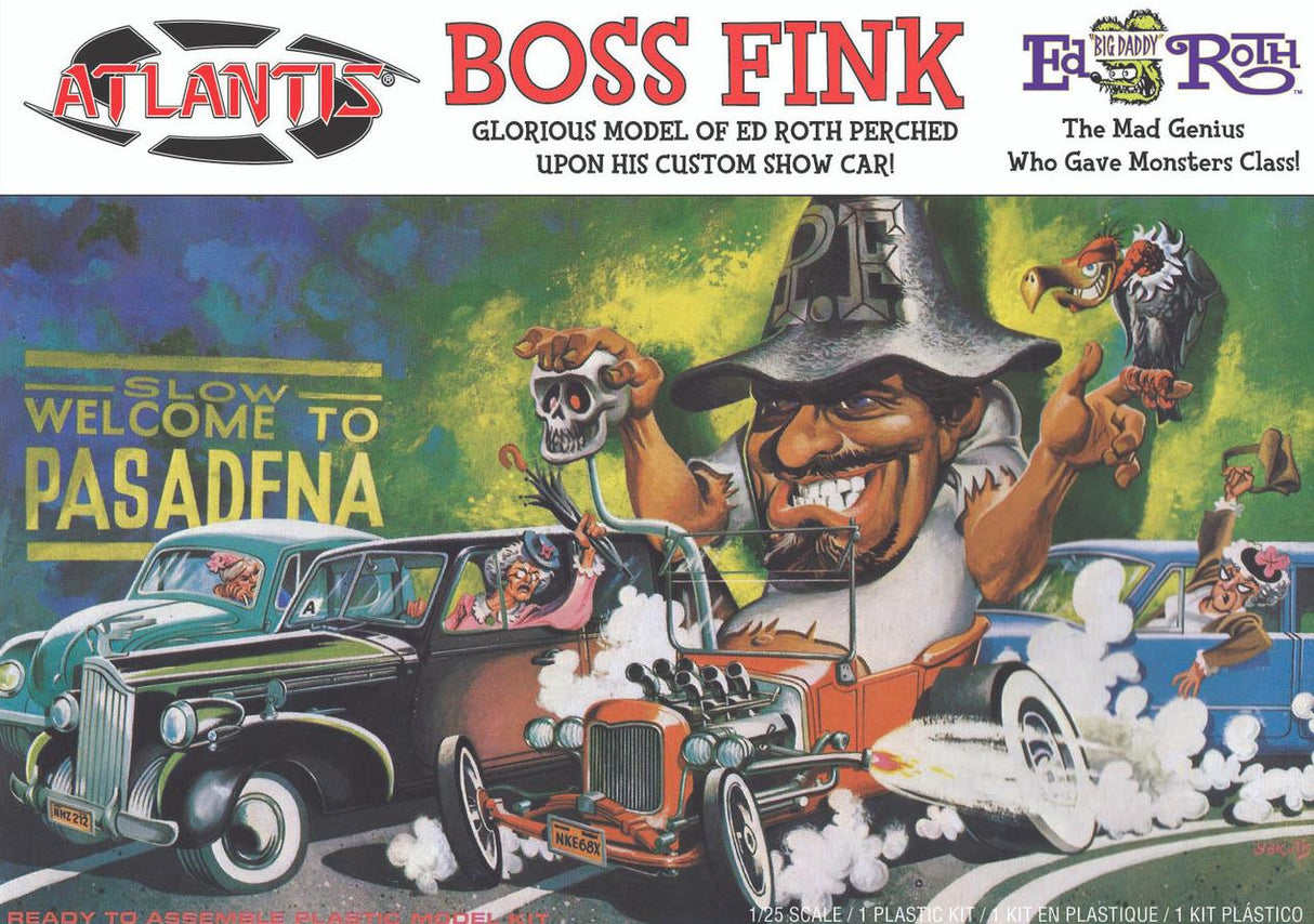 Atlantis Model Kits - 1:25 Ed Roth Boss Fink Kit