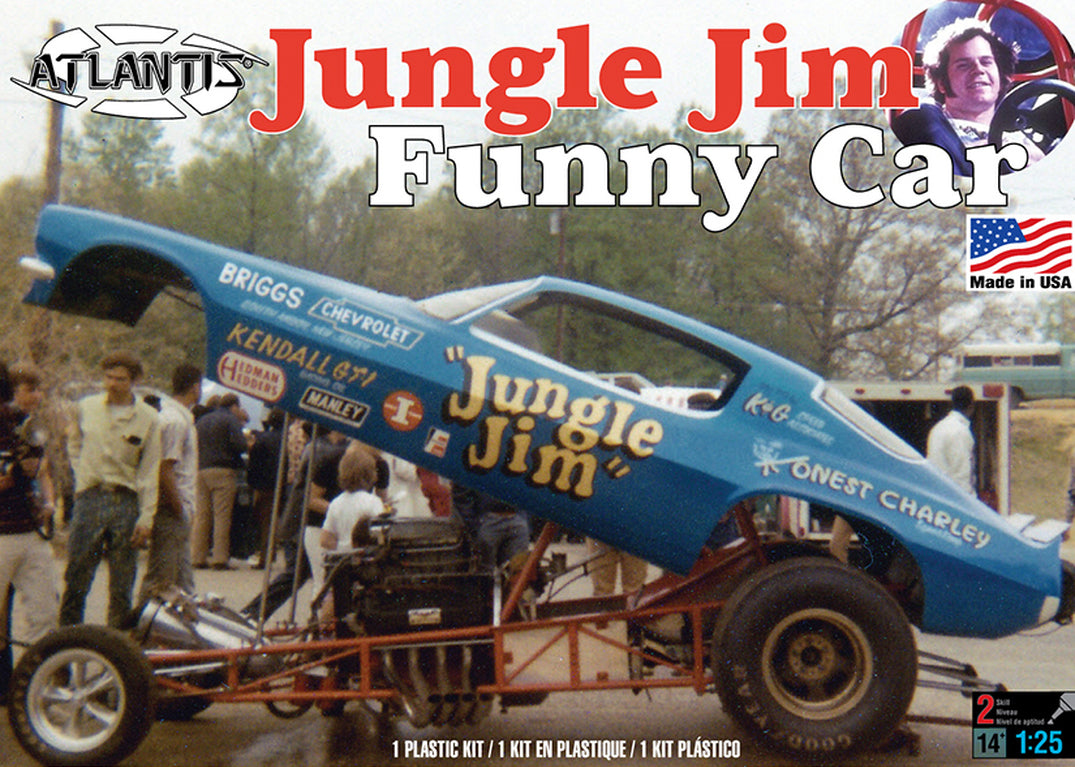 Atlantis Model Kits - 1:25 1971 Jungle Jim Camaro Funny Car Kit