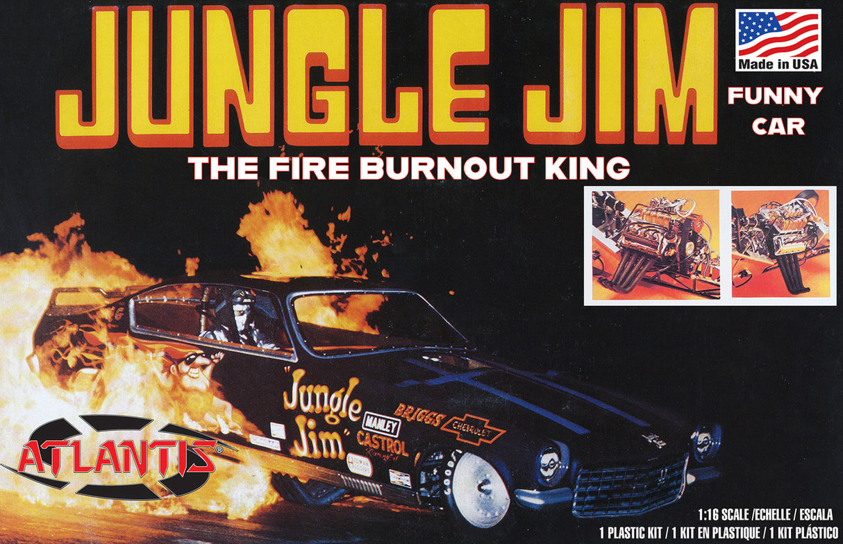 Atlantis Model Kits - 1:16 Jungle Jim Vega Funny Car Kit