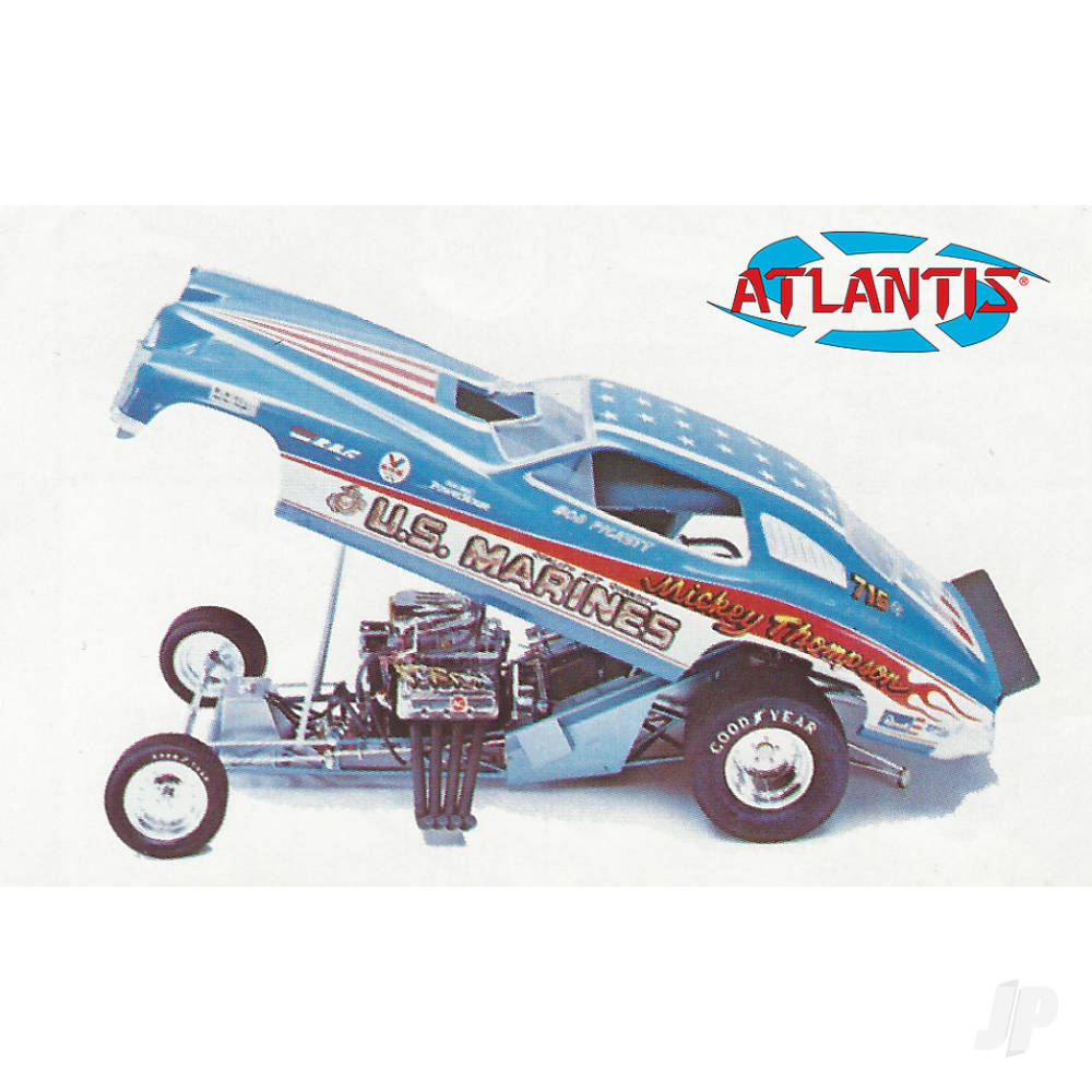Atlantis Models Mickey Thompson Marines Funny Car 1/16