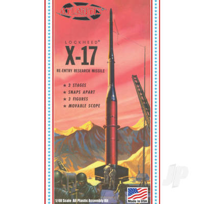 Atlantis 1/40 U.S.A.F Lockheed X-17 Re-Entry Research Missile Model Kit AMCH1810