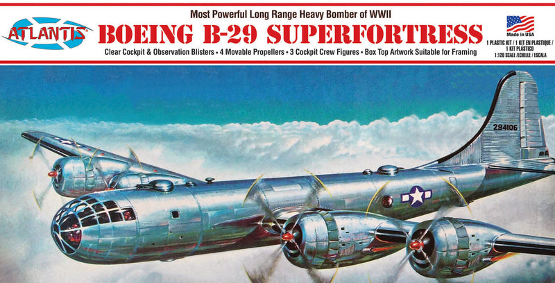 Atlantis Model Kits - 1:120 Boeing B-29 Superfortress Kit