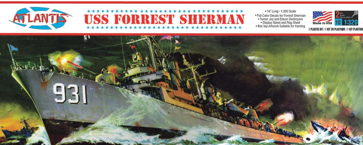 Atlantis Model Kits - 1:319 USS Forest Sherman Kit