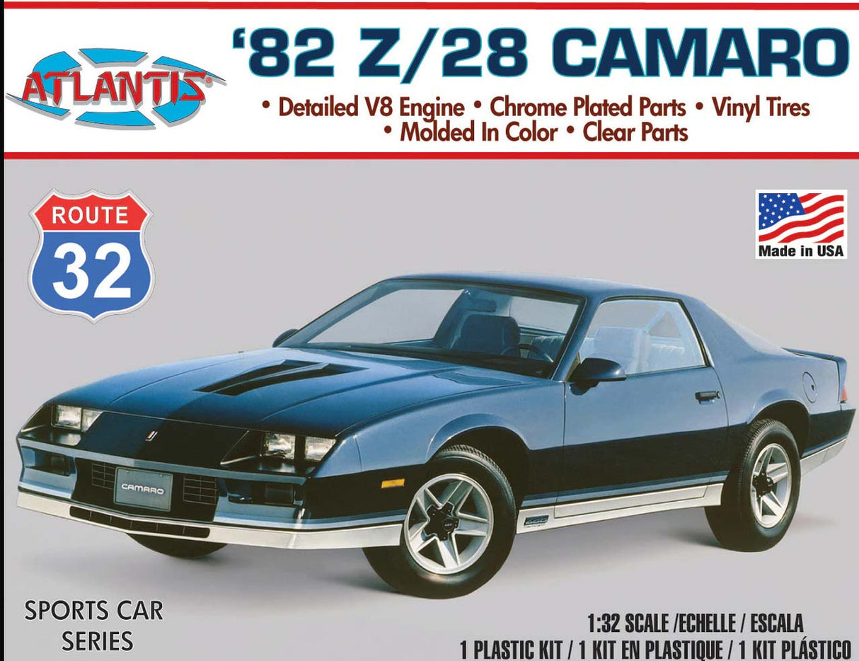 Atlantis Model Kits - 1:32 1982 Chevy Camaro Kit