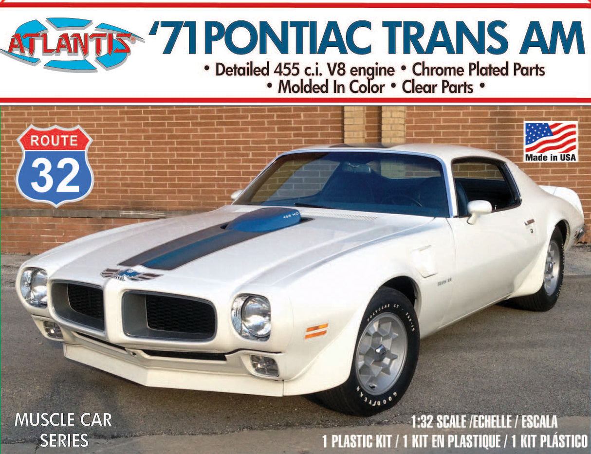 Atlantis Model Kits - 1:32 1971 Pontiac Firebird Kit