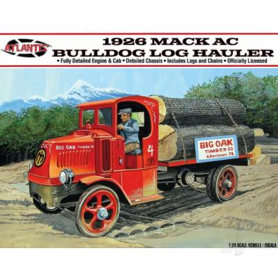 Atlantis 1:24 1926 Mack Bulldog Log Hauler Kit AMCM2401