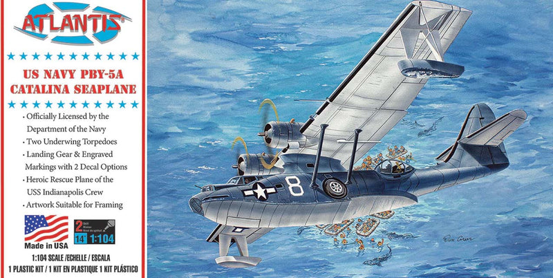Atlantis Model Kits - 1:104 PBY-5A Catlalina Kit